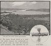 Rose Bay and Shark Island; Steam Ferry. Sydney. Australia 1890 old print