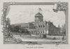 The New Law Courts. Melbourne. Australia 1890 old antique print picture