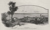 Ohinemutu. New Zealand 1890 old antique vintage print picture