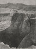 Fissure in Road near Tikitapu Bush, after the Eruption. New Zealand 1890 print