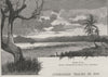 Near Suva. Fiji 1890 old antique vintage print picture