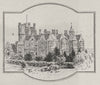 Government House. Hobart. Australia 1890 old antique vintage print picture