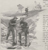 Prospecting. Gold. Australia 1890 antique vintage print picture