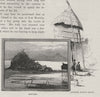Elevara & Another Native House. New Guinea 1890 old antique print picture