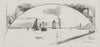 Colliers leaving Newcastle Harbour. The Hunter Valley. Australia 1890 print