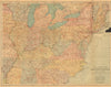 EASTERN UNITED STATES. Lighthouses/lightships & their visibility. USA 1904 map