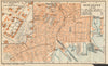 NEW HAVEN antique town city plan. Inset Yale University. Connecticut 1904 map