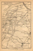 GETTYSBURG environs. Pennsylvania Maryland. Washington Baltimore 1904 old map