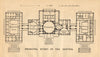 CAPITOL Floorplan Washington DC. Senate. Hall of Representatives SMALL 1904 map