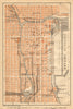 CHICAGO LOOP. 'Centre of Chicago'. Downtown CBD. BAEDEKER 1904 old antique map