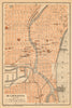MILWAUKEE antique town city plan. Wisconsin. BAEDEKER 1904 old map