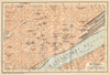 ST. PAUL antique town city plan. Minnesota. BAEDEKER 1904 old map