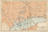 RICHMOND antique town city plan. Virginia. BAEDEKER 1904 old map chart