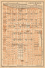 SAVANNAH antique town city plan. Georgia, US. BAEDEKER 1904 old map
