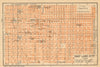 SALT LAKE CITY antique town city plan. Utah. BAEDEKER 1904 old map