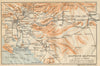 SOUTHERN CALIFORNIA. Los Angeles Pasadena Santa Ana. BAEDEKER 1904 old map