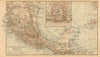 SOUTHERN MEXICO. ESTADOS MERIDIONALES DE MÉXICO. Valle de Mexico mapa 1904