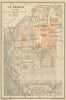 Royal Palace/Palacio Real de LA GRANJA de San Ildefonso. Ground plan 1908 map