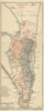 GIBRALTAR antique town city plan. Gibraltar. BAEDEKER 1908 old map