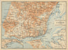 LISBON LISBOA CIRCUMVISINHANÇAS environs. Cascais Sintra. Portugal 1908 map