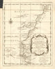 'Coste Occidentale d'Afrique…' West Africa & Canary Islands. BELLIN 1758 map