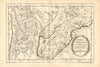 'Paraguay et des pays voisins'. Central South America. BELLIN 1758 old map
