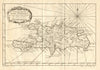 'Isle de Saint Domingue'. Hispaniola Dominican Republic Haiti. BELLIN 1758 map