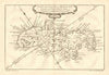 'Carte de l'Isle de la Martinique'. Antilles/Caribbean. BELLIN 1758 old map
