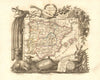 'Espagne et Portugal' by Aristide Michel Perrot. Iberia Spain 1823 old map