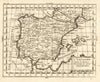 'L'Espagne Suivant les dernieres Observations…'. BUFFIER. Iberia Spain 1767 map
