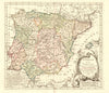 'L'Espagne et le Portugal…' by de la TOUR/DESNOS. Iberia Spain 1766 old map
