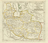 'Royaume de Perse' by Robert de Vaugondy. Iran - Kingdom of Persia 1749 map