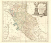 'Etats de L'Eglise, de Toscane, Modene et Luques…' de la TOUR/DESNOS 1766 map