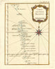 'Carte des Isles Maldives.' by Jacques-Nicholas Bellin. Islands c1750 old map