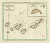 'Les Isles Canaries'. ROBERT DE VAUGONDY. Canary Islands & Madeira 1749 map