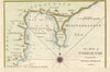 'The Bay of Gibraltar surveyed by Michelot & Bremond'. Thomas Kitchin c1770 map