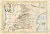 'Chorographie de la Vieille et Nouvelle Castille' by Prétot. Castile 1787 map