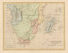 Afrique Meridionale et Gouvernemt du Cap MONIN/FREMIN Southern Africa c1836 map
