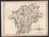 Antique county map of WESTMORELAND by JOHN CARY. Lake District. Old colour 1787