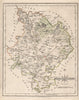 Antique county map of HUNTINGDONSHIRE by JOHN CARY. Kimbolton St Neots 1793