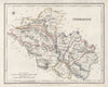 COUNTY FERMANAGH antique map for LEWIS by CREIGHTON & DOWER. Ulster 1846