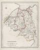 COUNTY LONDONDERRY antique map for LEWIS by CREIGHTON & DOWER. Ulster 1846