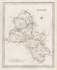 COUNTY MONAGHAN antique map for LEWIS by CREIGHTON & DOWER. Ireland 1846