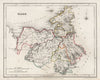 COUNTY SLIGO antique map for LEWIS by CREIGHTON & DOWER. Ireland 1846 old