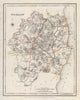 COUNTY WICKLOW antique map for LEWIS by DOWER. Ireland 1846 old