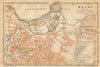 Tallinn town/city plan linna kaart. Estonia. Reval. BAEDEKER 1912 old map