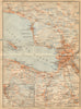 St. Petersburg environs. Kronstadt Peterhof Russia. BAEDEKER 1912 old map