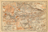 Pavlovsk, Pushkinsky District, St Petersburg. Russia. BAEDEKER 1912 old map