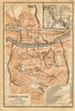 Smolensk town/city plan. Russia. Ssmolensk. BAEDEKER 1912 old antique map