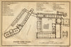 Grand Kremlin Palace, Moscow ground/floor plan. Russia. BAEDEKER 1912 old map